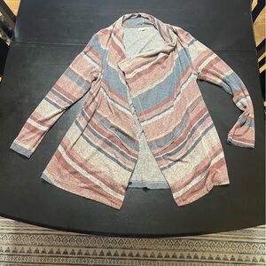 Maurices Multicolor Striped Cardigan